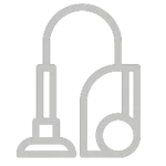 logo aspirateur pour les services de ménage à domicile Lauclean